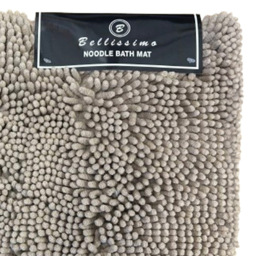 Bellissimo Beige Noodle Bath Mat - Size: 45 x 65cm - Cream - Wilko - thumbnail 3