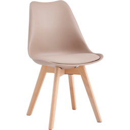 Eva Set of 6 Brown Padded Dining Chairs - MCC - Wilko - thumbnail 4