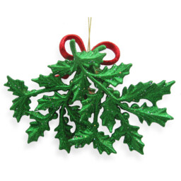 Holly and Berry Hanging Decoration Green - Sleigh Bells Ring - Wilko - thumbnail 5