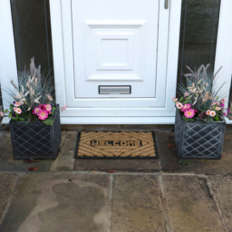 JVL Welcome Tuffscrape Coir Mat 40 x 60cm - Size: 41 x 61cm - Brown - JVL Homewares - Wilko - thumbnail 3