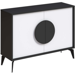 Decortie Gora Anthracite and White Console Sideboard - Multi - Wilko - thumbnail 3