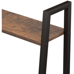 vidaXL 5-Tier Dark Brown Standing Shelf - Size: 100 x 65 x 33cm - Wilko - thumbnail 6