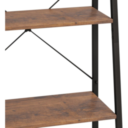 vidaXL 5-Tier Dark Brown Standing Shelf - Size: 100 x 65 x 33cm - Wilko - thumbnail 7
