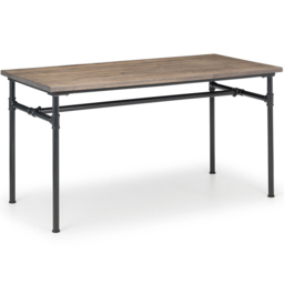 Julian Bowen Carnegie 4 Seater Extending Dining Set Mocha Elm - Brown - Wilko - thumbnail 4