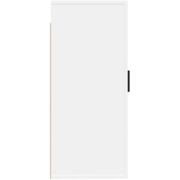 vidaXL Single Door White Wall Mounted TV Cabinet - Size: 80 x 40 x 34.5cm - Wilko - thumbnail 7