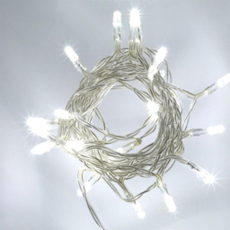 Shatchi 40 White LED Clear Cable Christmas String Light 4m - Wilko