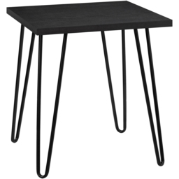 Dorel Owen Black Oak Retro End Table Black - Size: 55 x 49 x 49cm - Wilko - thumbnail 3