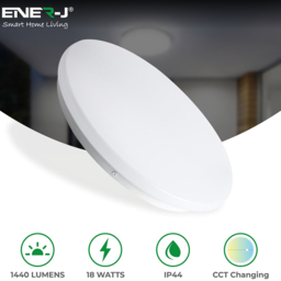 ENER-J 18W LED Ceiling Light with Changeable CCT - Size: 150 x 120 x 40cm - Wilko - thumbnail 7