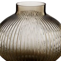 Premier Housewares Brown Nullah Glass Vase - Size: 16 x 16 x 15cm - Wilko - thumbnail 4