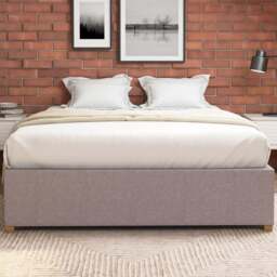 Aspire Furniture Super King Grey Eire Linen Platform Ottoman Bed - Aspire Beds - Wilko - thumbnail 1