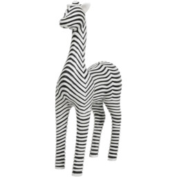 Black and White Zebra Ornament - Size: 5.3 x 24.5 x 16.6 - Wilko - thumbnail 1