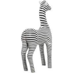 Black and White Zebra Ornament - Size: 5.3 x 24.5 x 16.6 - Wilko - thumbnail 3
