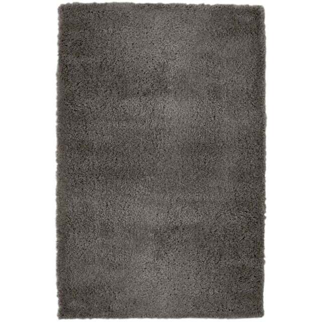 Homemaker Charcoal Snug Plain Shaggy Rug 200 x 290cm - Grey - Wilko
