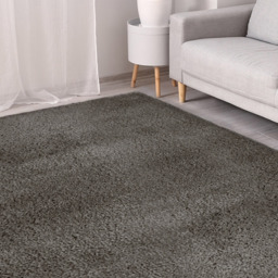Homemaker Charcoal Snug Plain Shaggy Rug 200 x 290cm - Grey - Wilko - thumbnail 3