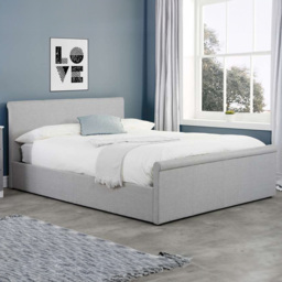Stratus Double Grey Polyester Ottoman Bed - Birlea - Wilko - thumbnail 1