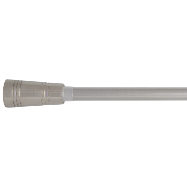 Verona 210 to 360cm Extendable Polished Steel Curtain Pole - Wilko - image 1