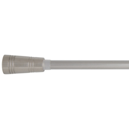 Verona 210 to 360cm Extendable Polished Steel Curtain Pole - Wilko