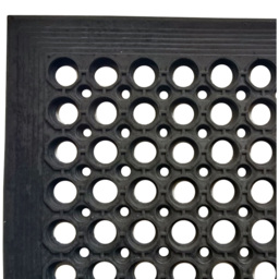 Floortex Doortex Open-Top Black Anti-Fatigue Mat 60 x 90cm - Size: 90 x 60 x 1.4cm - Wilko - thumbnail 5