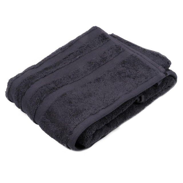 Turkish Cotton Grey Bath Towel - Wilko - image 1
