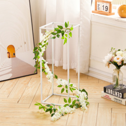 Living and Home Silk Wisteria Artificial Vine Garland 190cm - Size: 10 x 190 x 10cm - White - Wilko - thumbnail 3