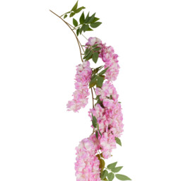Lavender Wisteria Garland - Purple - Wilko - thumbnail 3