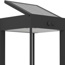 EGLO Suzzara Black Solar LED Light with Sensor - Size: 14 x 14 x 25cm - Wilko - thumbnail 4