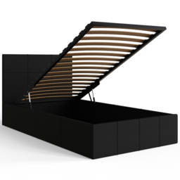 GFW Single Black End Lift Ottoman Bed - Wilko - thumbnail 5