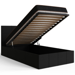 GFW Single Black End Lift Ottoman Bed - Wilko - thumbnail 6