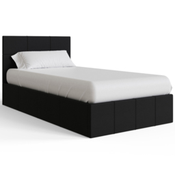 GFW Single Black End Lift Ottoman Bed - Wilko - thumbnail 4