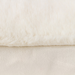 Paoletti Stanza Ecru Faux Fur Cushion - Size: 55 x 55 cm - Cream - Wilko - thumbnail 6