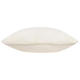 Paoletti Stanza Ecru Faux Fur Cushion - Size: 55 x 55 cm - Cream - Wilko - thumbnail 5