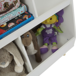 Liberty House Toys 5 Shelf Kids Sloping Bookcase - Size: 35 x 80 x 72.5cm - White - Wilko - thumbnail 6