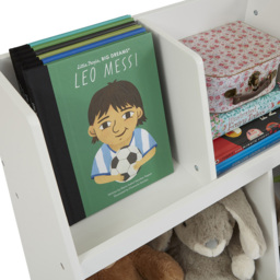 Liberty House Toys 5 Shelf Kids Sloping Bookcase - Size: 35 x 80 x 72.5cm - White - Wilko - thumbnail 5