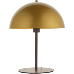 Merano Nuoro Soft Gold Shade Dark Bronze Effect Table Lamp - Size: 35 x 35 x 45cm - Brown - Wilko - thumbnail 4