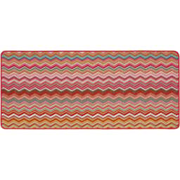 My Mat Candy Multicolour Bright Zig Zag Stain Resistant Mat 67 x 200cm - Wilko - thumbnail 1
