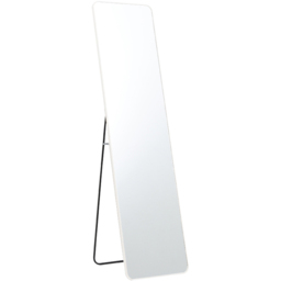 Living and Home Foldable Full Length Mirror 37 x 147cm - Size: 147 x 37cm - White - Wilko - thumbnail 4