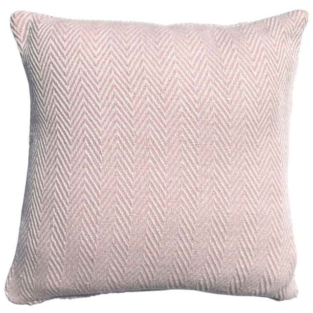 Rapport Home Skye Blush Cushion Cover 43 x 43cm - Pink - Wilko - image 1