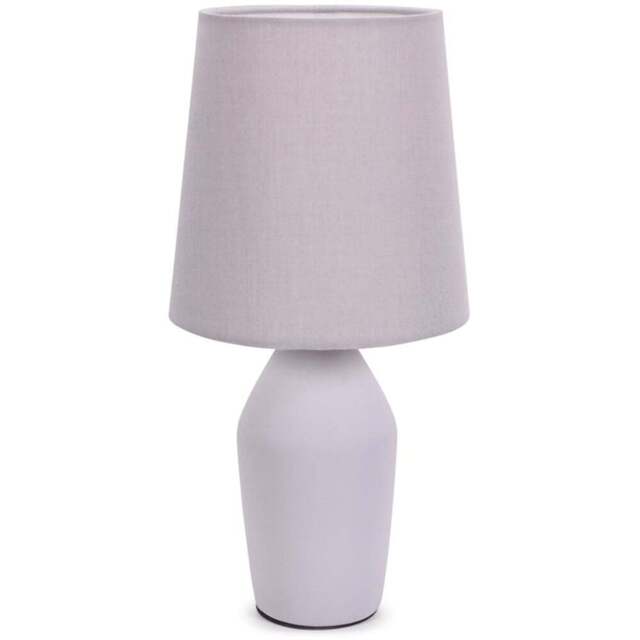 ValueLights Arlo Lilac Shade Ceramic LED Table Lamp - Size: 36.5 x 18 x 18cm - Purple - Wilko - image 1
