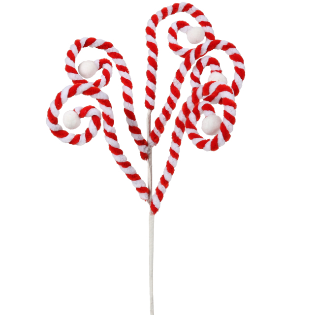 Candy Cane Swirl Pick - Wilko - image 1