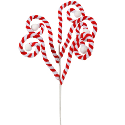 Candy Cane Swirl Pick - Wilko