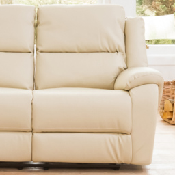 Brookhaven 2 Seater Cream Bonded Leather Electric Recliner Sofa - Artemis Home - Wilko - thumbnail 3