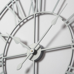 EOS Grey Skeleton Wall Clock with Roman Numerals 80cm - Size: 80 x 80 x 2cm - Home Garden Direct - Wilko - thumbnail 6