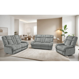 DS Living The Torino Silver Fabric Electric Recliner Chair - Size: 93 x 161 x 108cm - Wilko - thumbnail 6