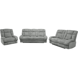DS Living The Torino Silver Fabric Electric Recliner Chair - Size: 93 x 161 x 108cm - Wilko - thumbnail 3