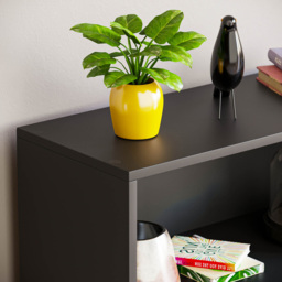 VIDA DESIGNS Cambridge 3 Shelf Black Low Bookcase - Wilko - thumbnail 6