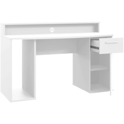 Flair Power Z Compact White LED Gaming Desk - Size: 91.1 x 65 x 140cm - Wilko - thumbnail 5