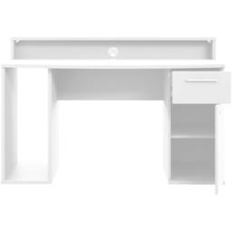 Flair Power Z Compact White LED Gaming Desk - Size: 91.1 x 65 x 140cm - Wilko - thumbnail 3