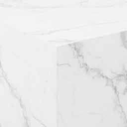 Florence Dice Square White Marble Carrara Coffee Table Set of 2 - Furniture To Go - Wilko - thumbnail 5