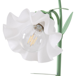 Living and Home 2 Light Green and White Floral Floor Lamp with Foot Switch - Size: 163 x 17.5 x 17.5cm - Wilko - thumbnail 5