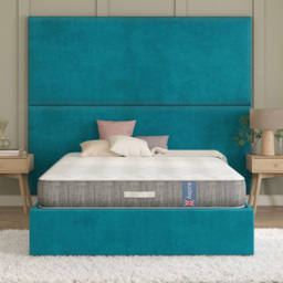 Aspire Small Single Pocket Sprung Mattress with British Wool Fillings - White - Wilko - thumbnail 3